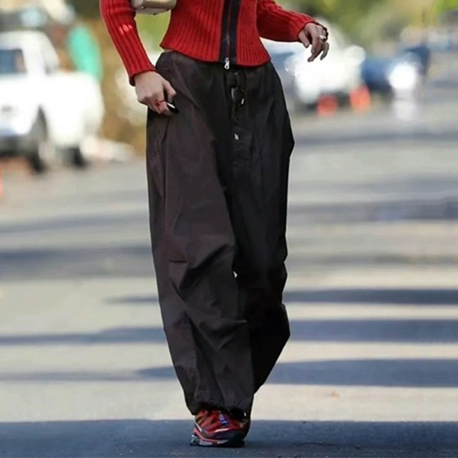 Chrome Hearts Men's Women's Spring And Summer Solid Color Wide Leg Loose Pants Drawstring Metal Button Retro High Street Casual Pants Ngvp #8294