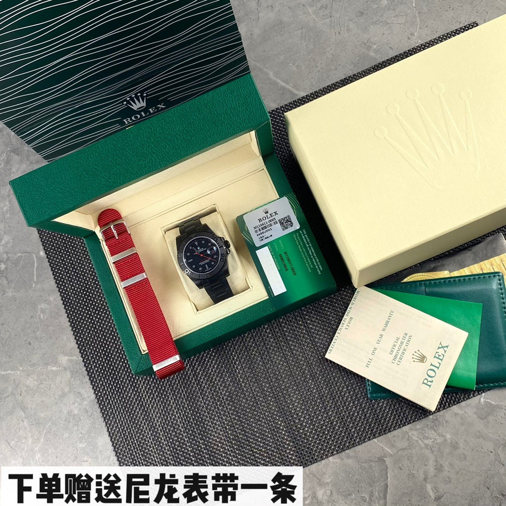 Rolex Submariner Series Men's and Women's Black Knight Automatic Movement 40mm Dial Mechanical Watch #72221