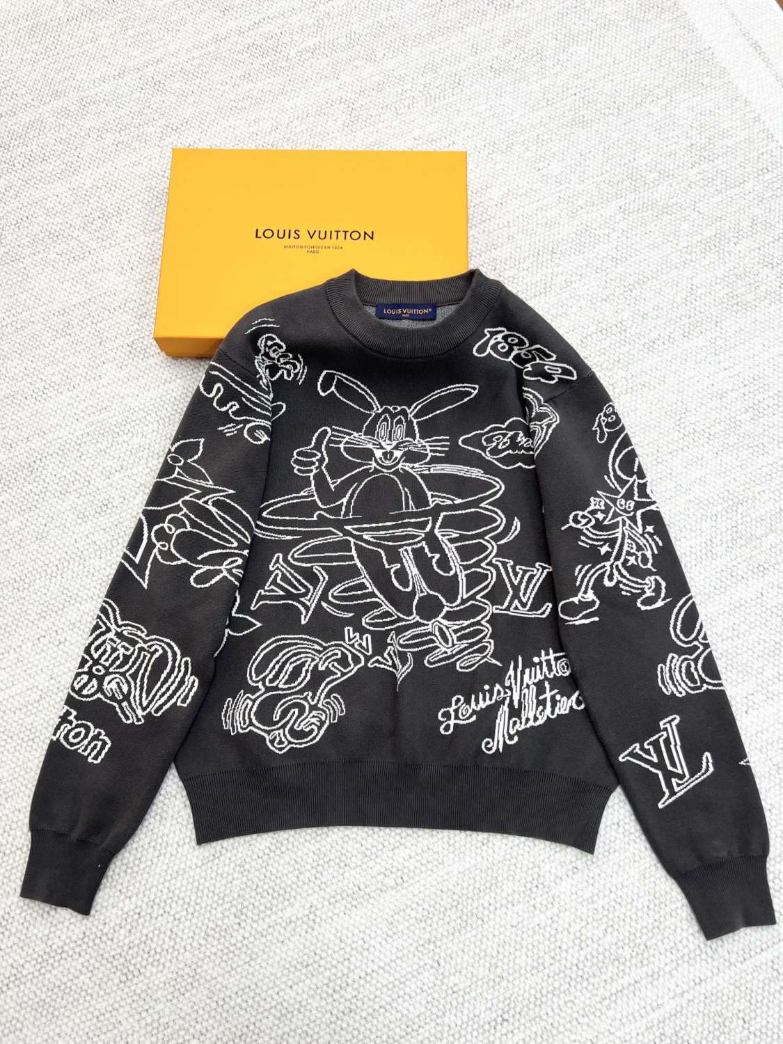 Louis Vuitton LV Rabbit Cartoon Knitted Sweater #334961