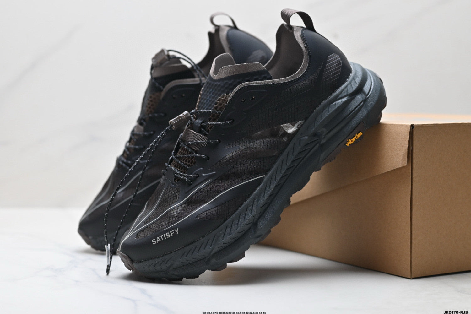 Satisfy x HOKA RUNNING MAFATE TRAIL Men's And Women's Spring/Fall Fashion Casual Round Toe Lace Up Solid Color Mesh Breathable Sneakers Casual Shoes #78916