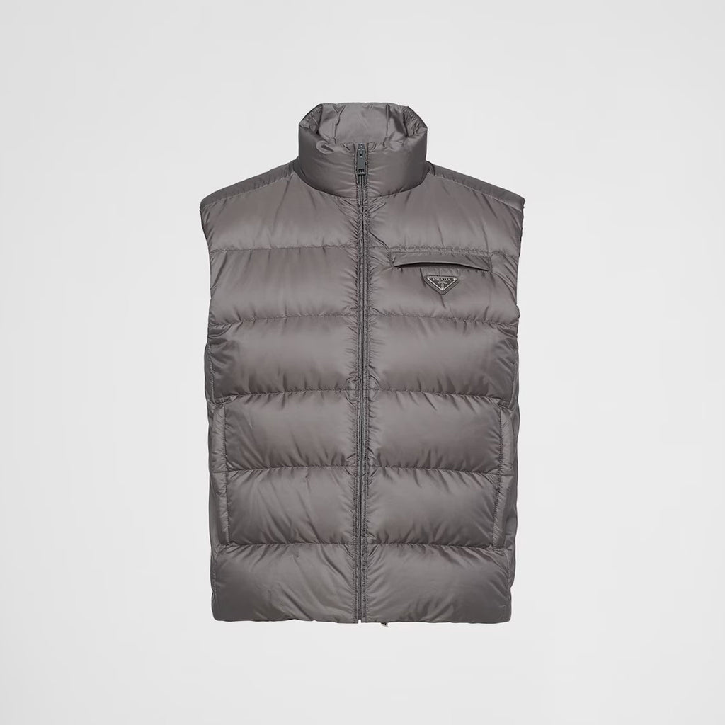Prada Striped Sleeveless Down Vest #22111