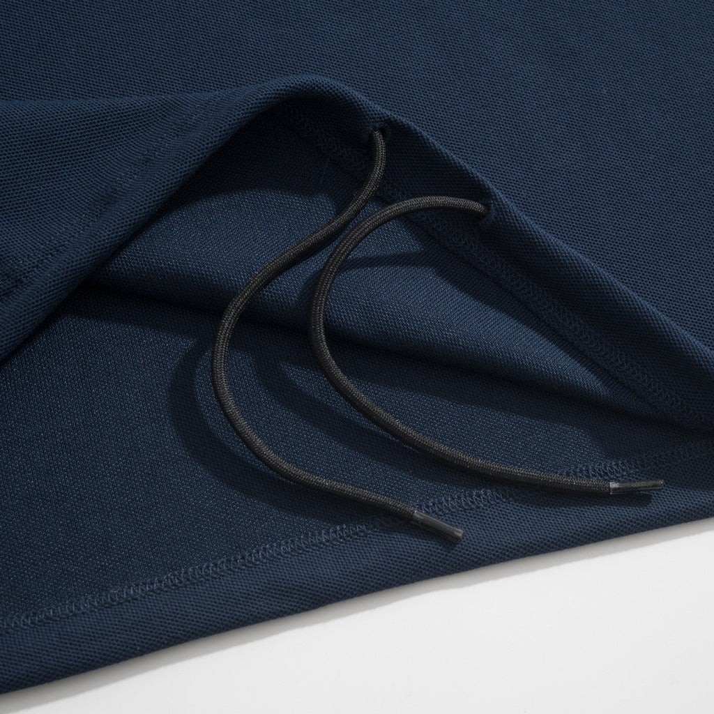 Prada Logo Embroidered Drawstring Polo #377664
