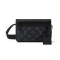 Louis Vuitton BOSPHORE Men's Solid Color Detachable Shoulder Strap Letter Print Leather Shoulder Bag Crossbody Bags #77964