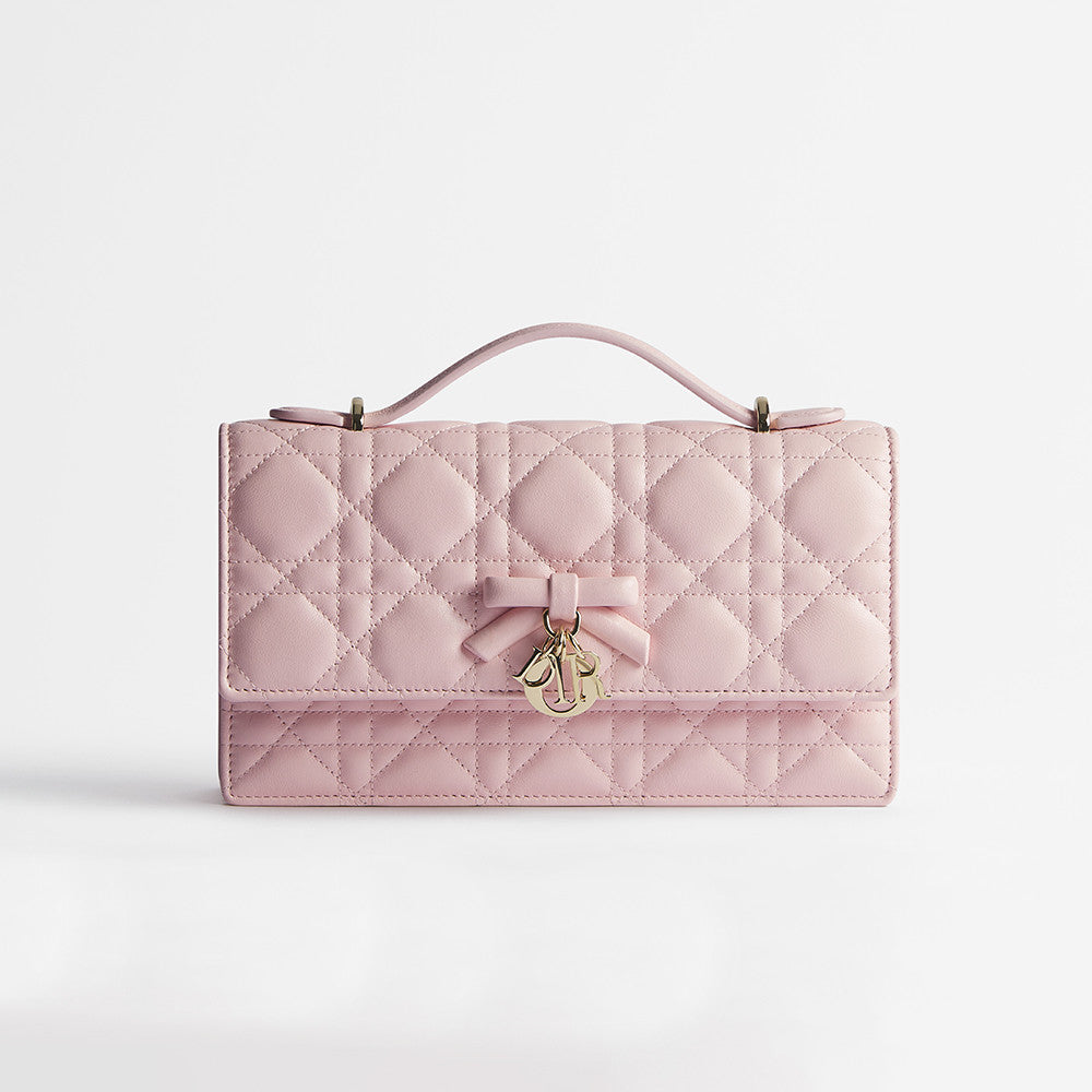 DIOR My Dior Mini Bag Black Cannage Lambskin #383157