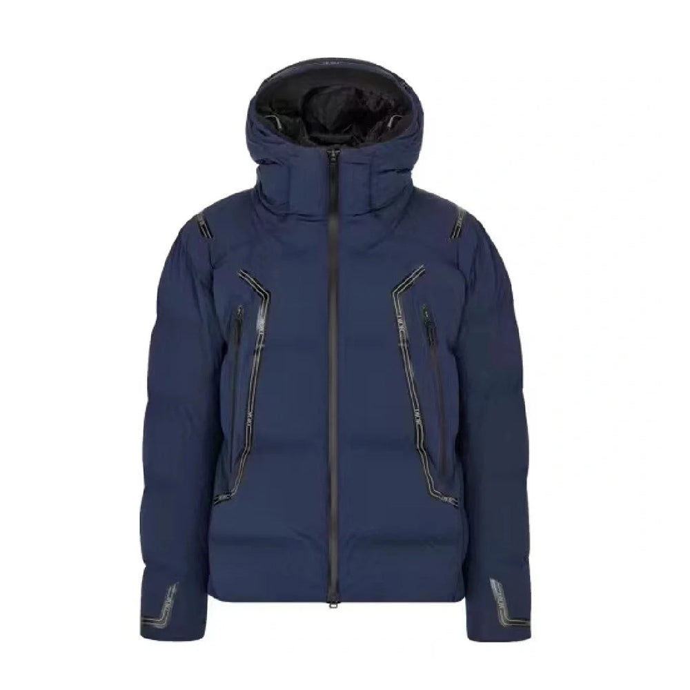 Dior Men's Fall And Winter Zipper Hooded Ski Puffer Down Jacket #96969