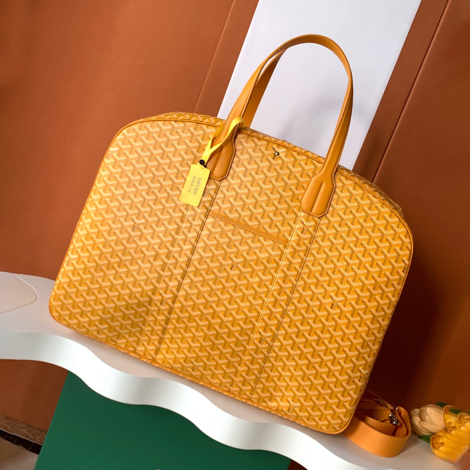 GOYARD Men's Women's Savile Row Clothes Bag Full Print Zipper Closure Handbag Solid Color Travel Bag Bags SAVIL2GMLTY01CL01P #77626