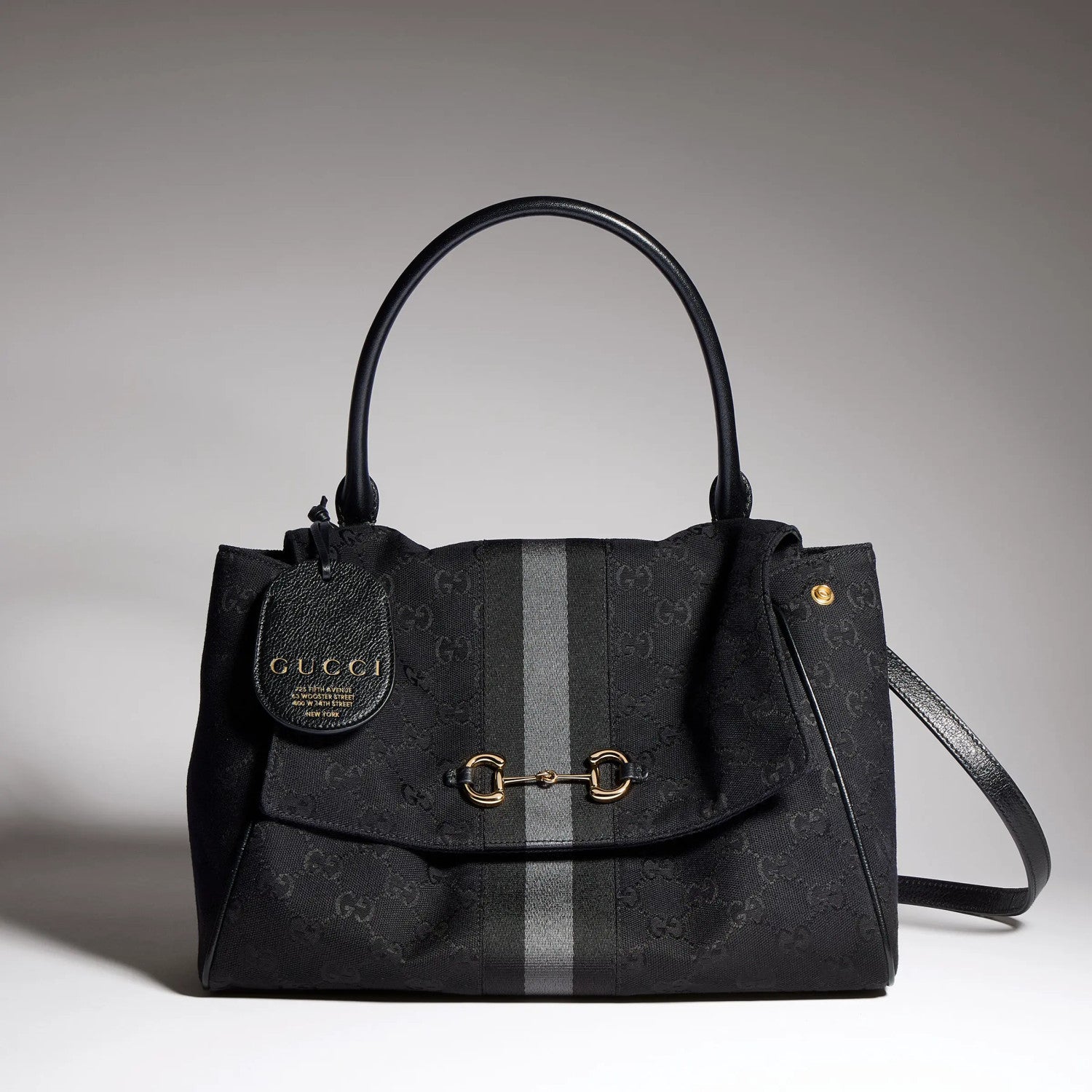 Gucci Paparazzo Medium Tote Bag Generation Gucci GG Canvas Horsebit Clutch Bag Stylish Elegant Classic Crossbody Bags 875018AAHHD 1094 #197406