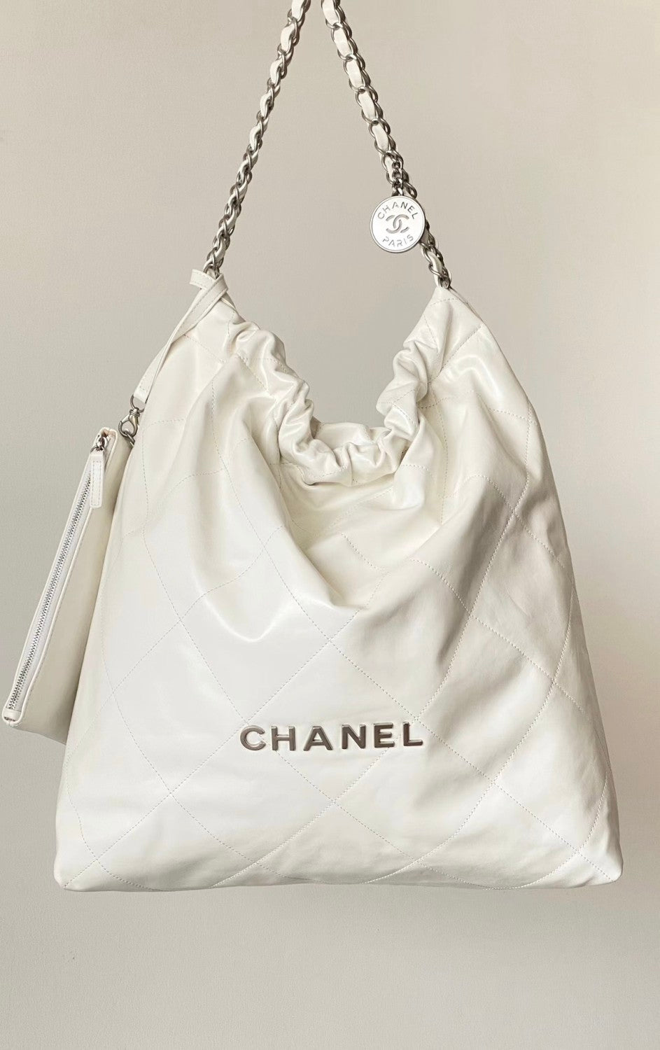Chanel Small Bags 30 X 30 X 8 X 37 CM Collection Link Women's Classic Gold And Silver Buckle Luxury Chain Tote Bag Bags Metallic-colored Leather Tends To Fade Easily #193551