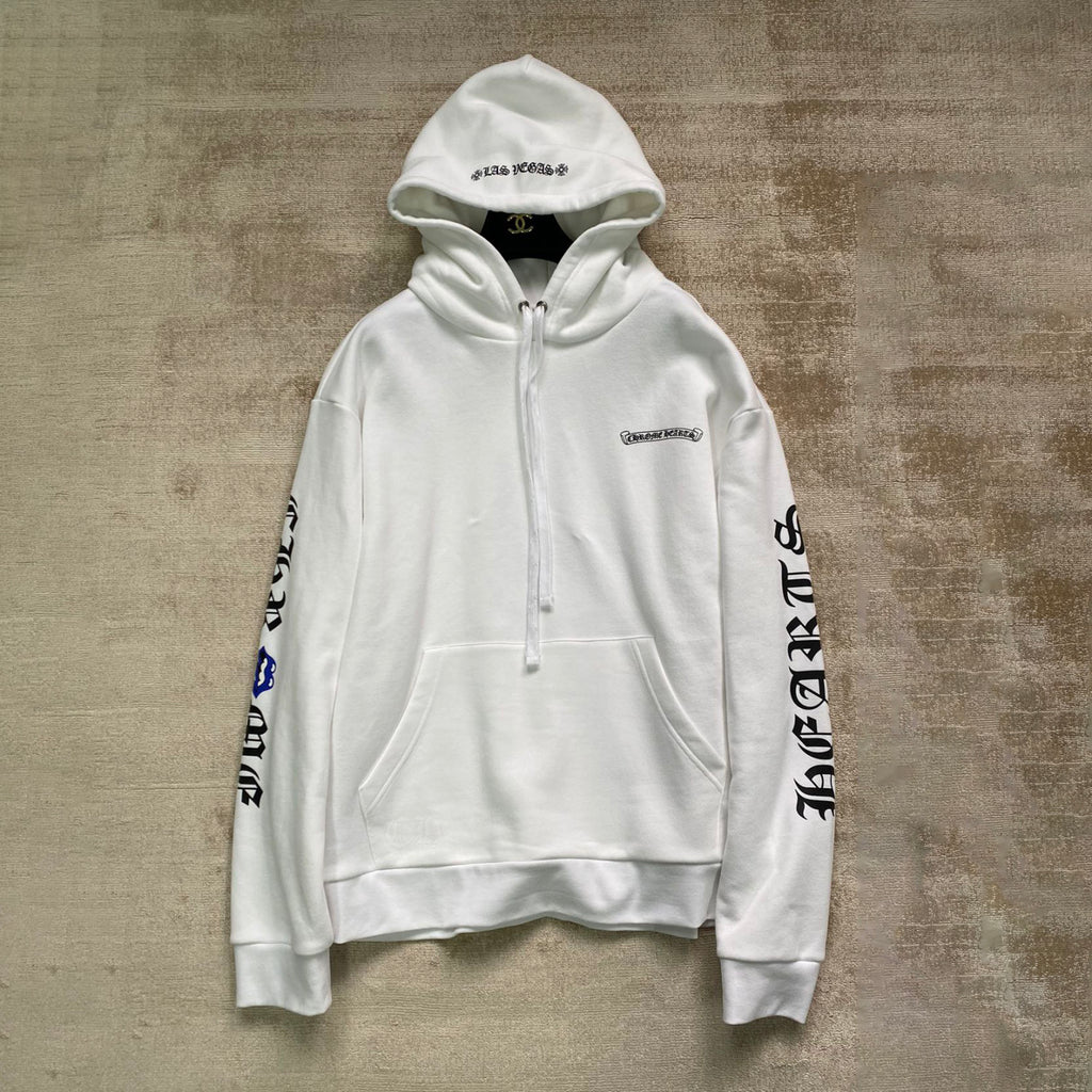 Chrome Chrome Hearts Men's Spring and Autumn Logo Printed Long Sleeve Hooded Sweatshirt Pullover #99977