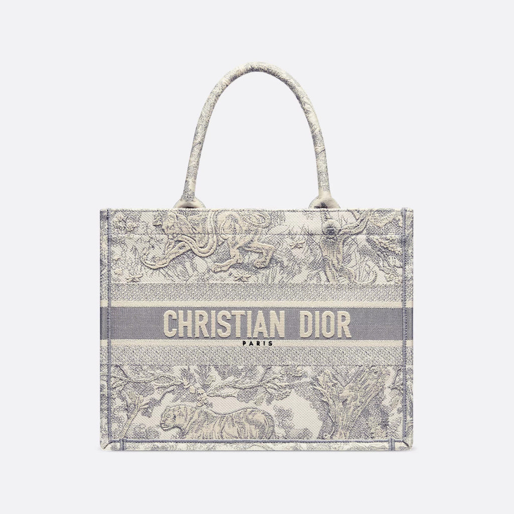 Dior Book Tote Women's Pattern Printed Embroidered Letter Printed Tweed Canvas Tote Bag Bags (please Contact Customer Service For Colour Selection Before Purchase) #76615