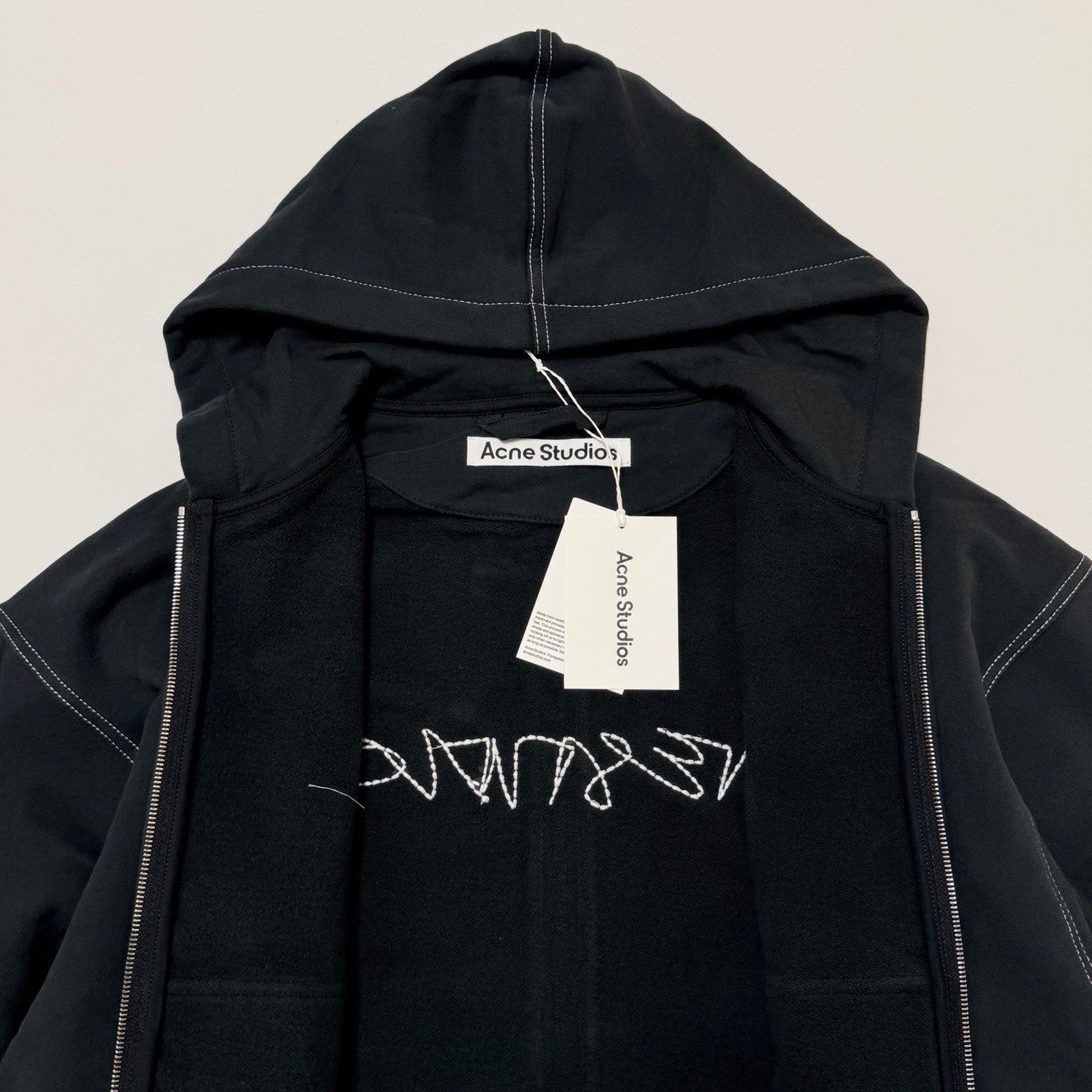 Acne Studios Hooded Zip-up Sweater Faded #333882