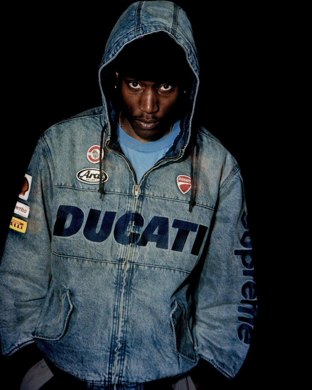 Supreme x DUCATI WEEK16 HOODIE RACING JACKET #334165