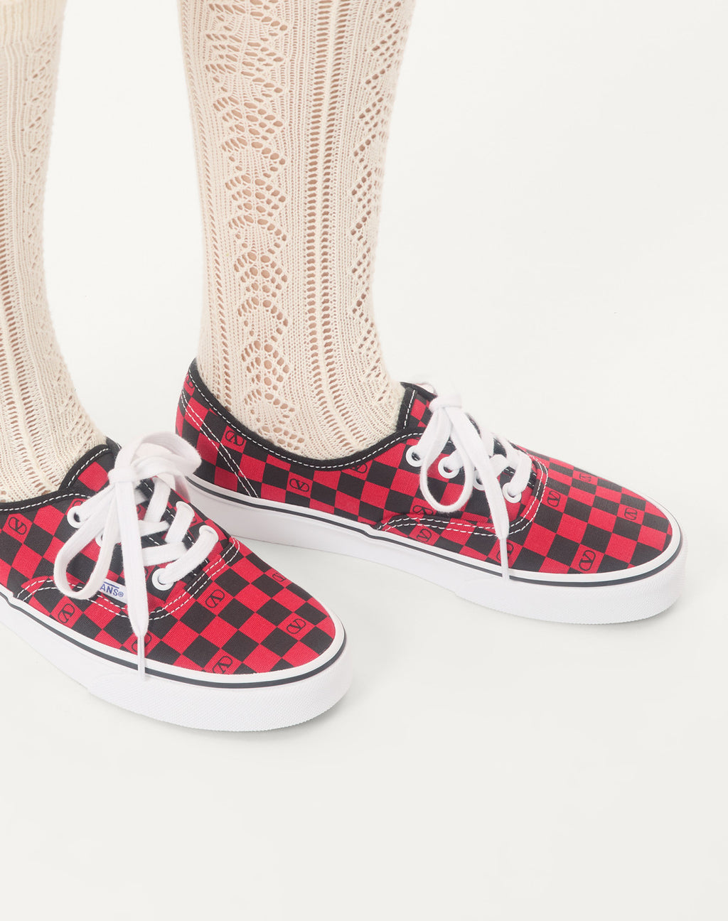 Valentino X VANS Joint Women's and Men's Sneakers Printed Style #333072