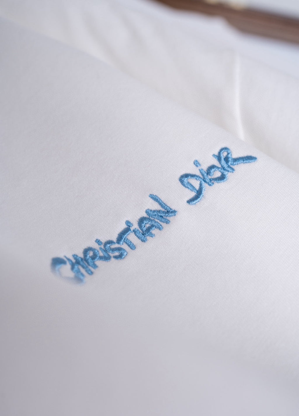 Dior Men's Summer Solid Color Embroidered Letter Logo Round Neck Cotton Short Sleeve T-Shirt #72899