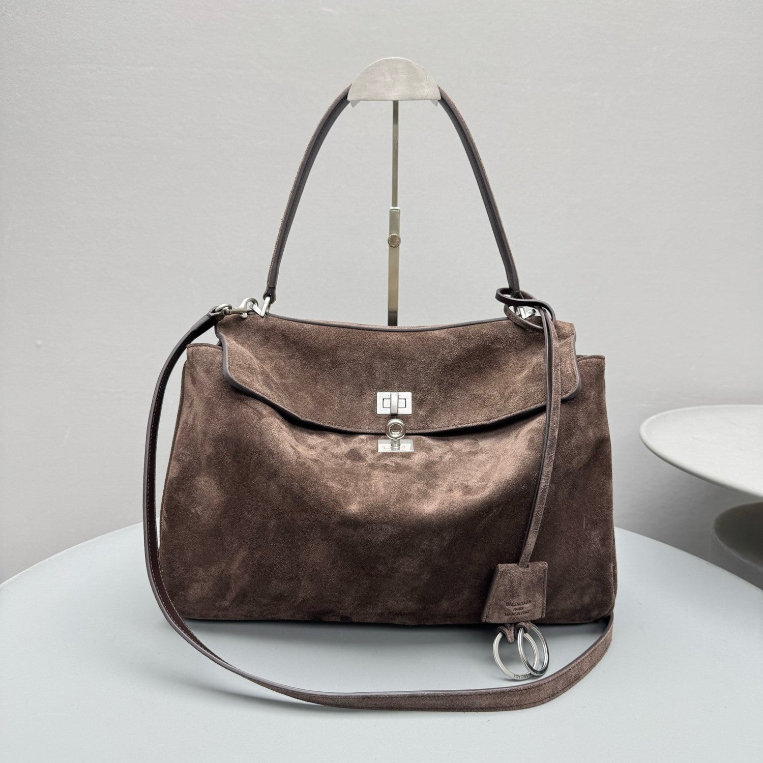 Balenciaga RODEO Women's Fashion Classic Solid Color Suede Tote Bag Small Medium Large Handbag Tote Bag Bags #78954  7897722AB4G2308