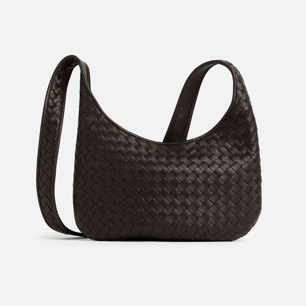 Bottega Veneta  Small Veneto Men's And Women's Fashionable Simple  Classic Checkered Weave Solid Color Leather Crossbody Bag And Handbag Bags 836918V5RI12816 #78345