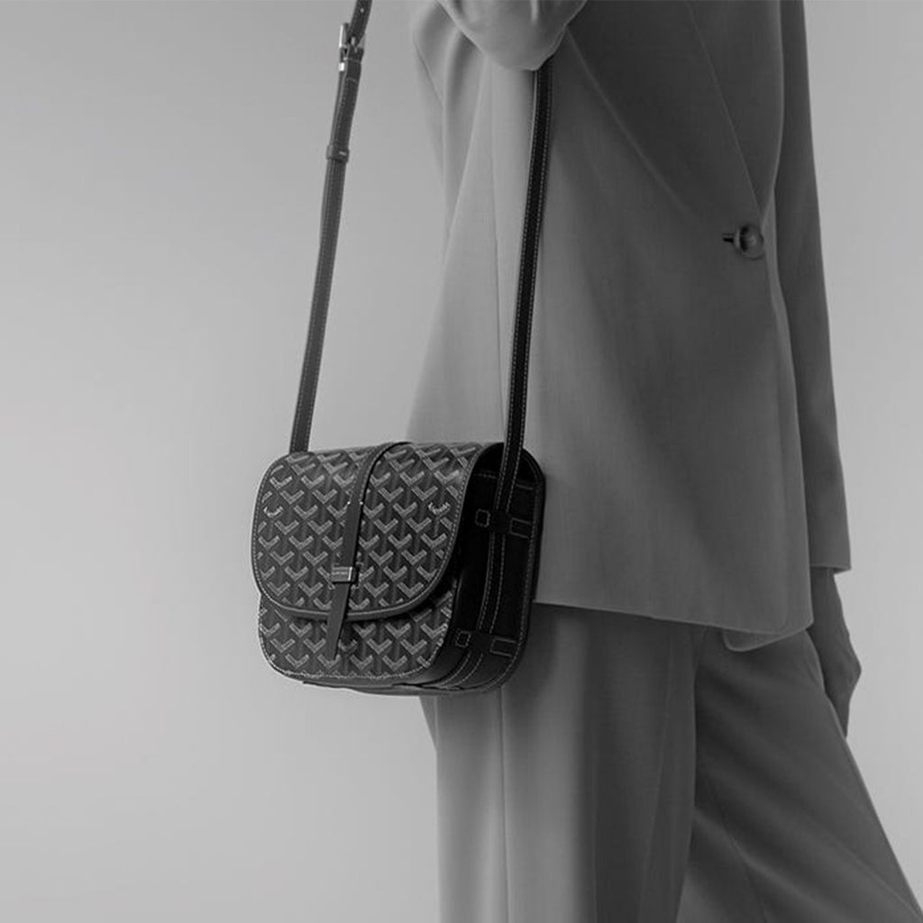 GOYARD Belvedere Bag Navy Blue Fashion Trend Logo Satchel Bag Simple Elegant Adjustable Shoulder Bags #71381