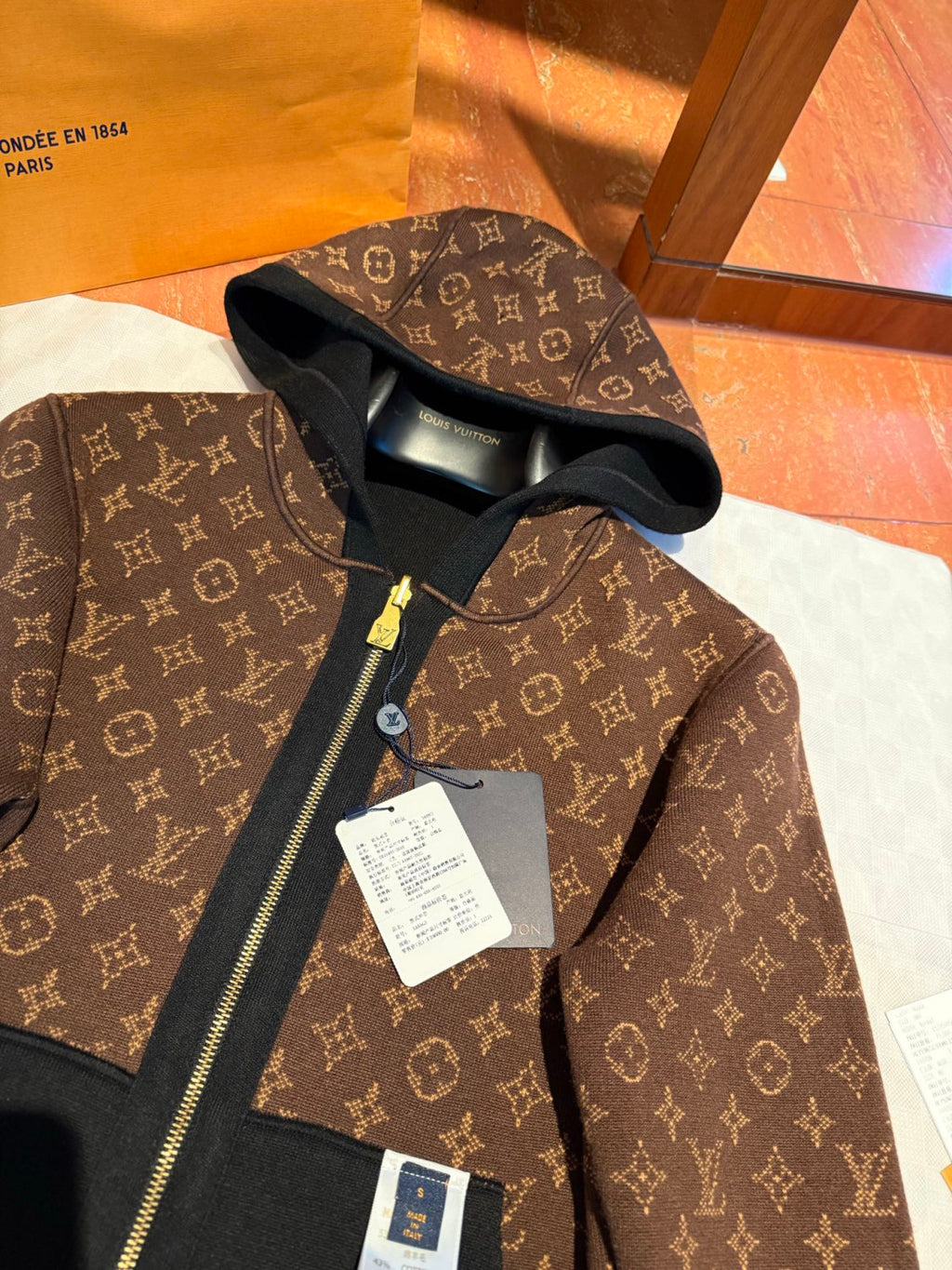 Louis Vuitton Monogram Reversible Double Face Hooded Blouson #333583