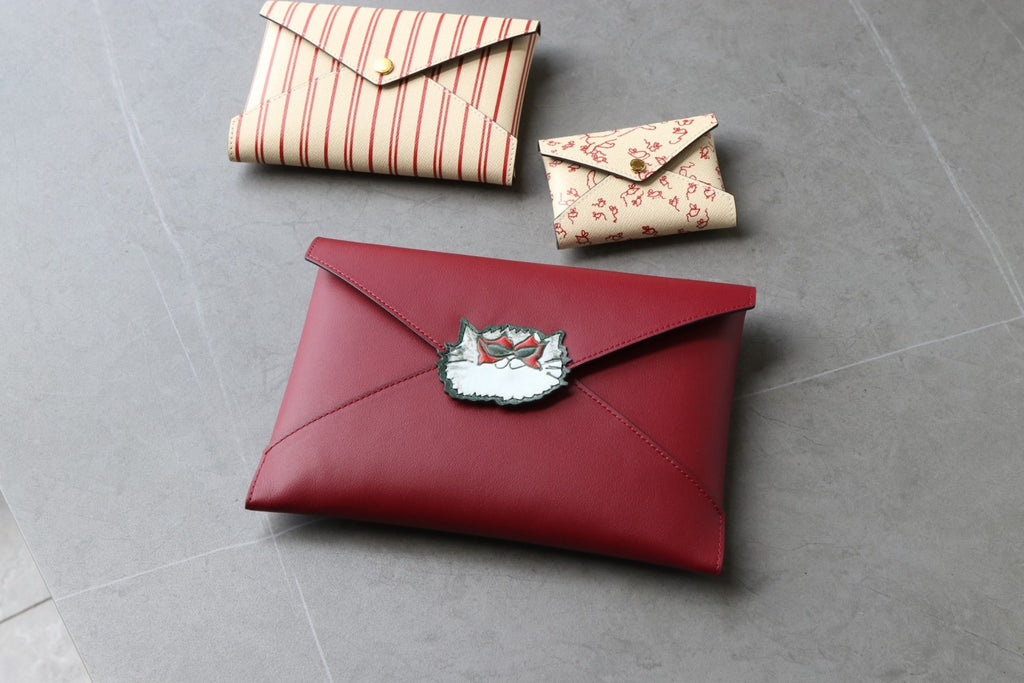 Louis Vuitton Grace and LV collaboration Kirigami Pochette Cowhide leather Three-piece set Clutch Bag Bags #193889