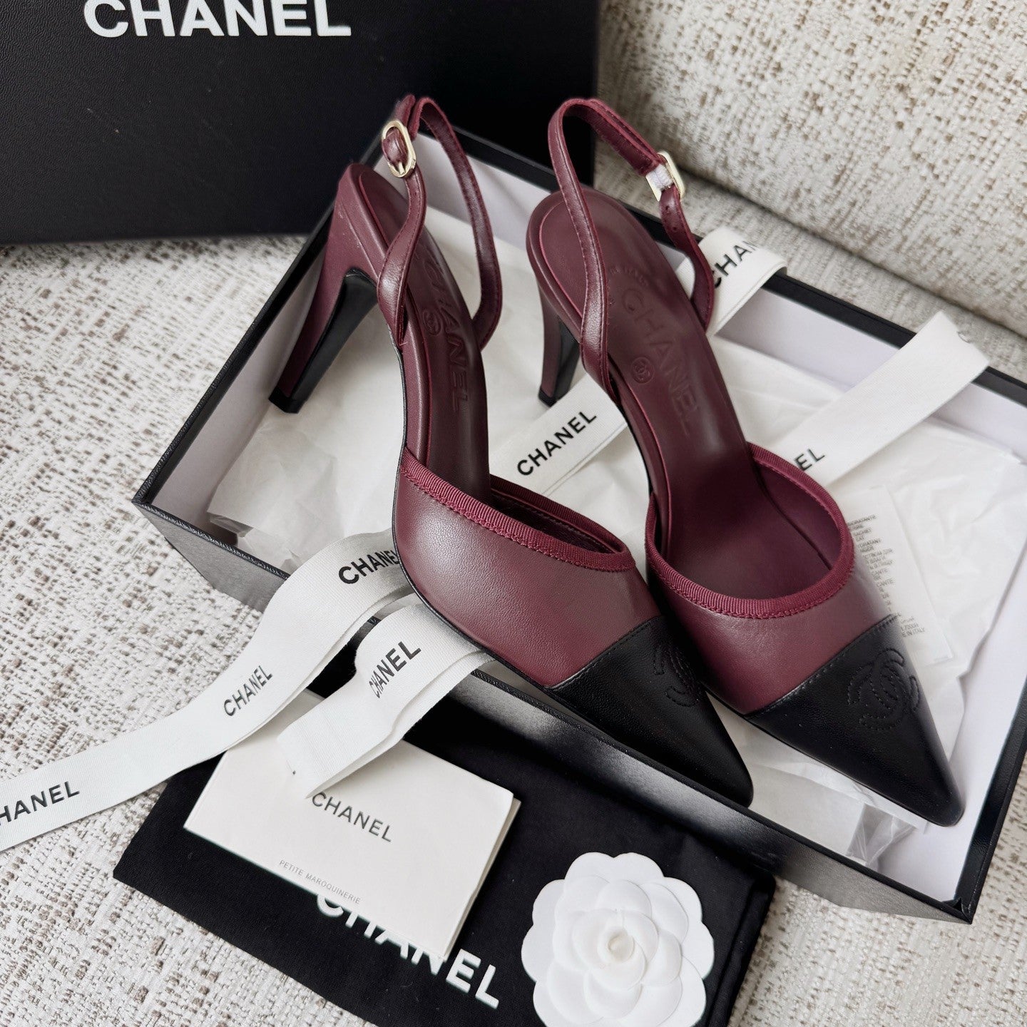 Chanel Spring and Summer High Heels Flat Shoes #378093