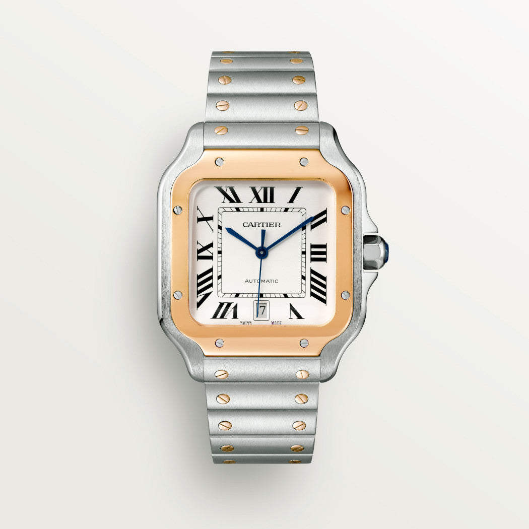 Cartier Santos De Cartier Watch Large Couple'S Watch Fashion Smartink Disassembly System Sapphire Cut Temperament Watch Accessories Thickness 9.08mm #81214
