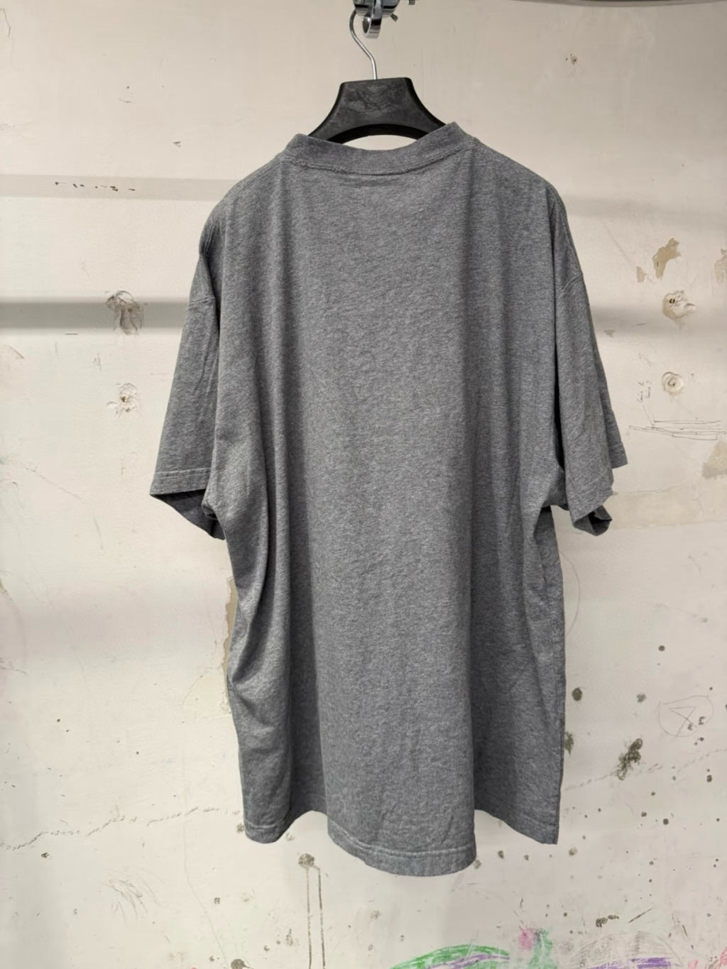 Balenciaga Luxury Script Men's and Women's Summer Solid Color Cotton Letter Print Round Neck Short Sleeve T-Shirt #77868