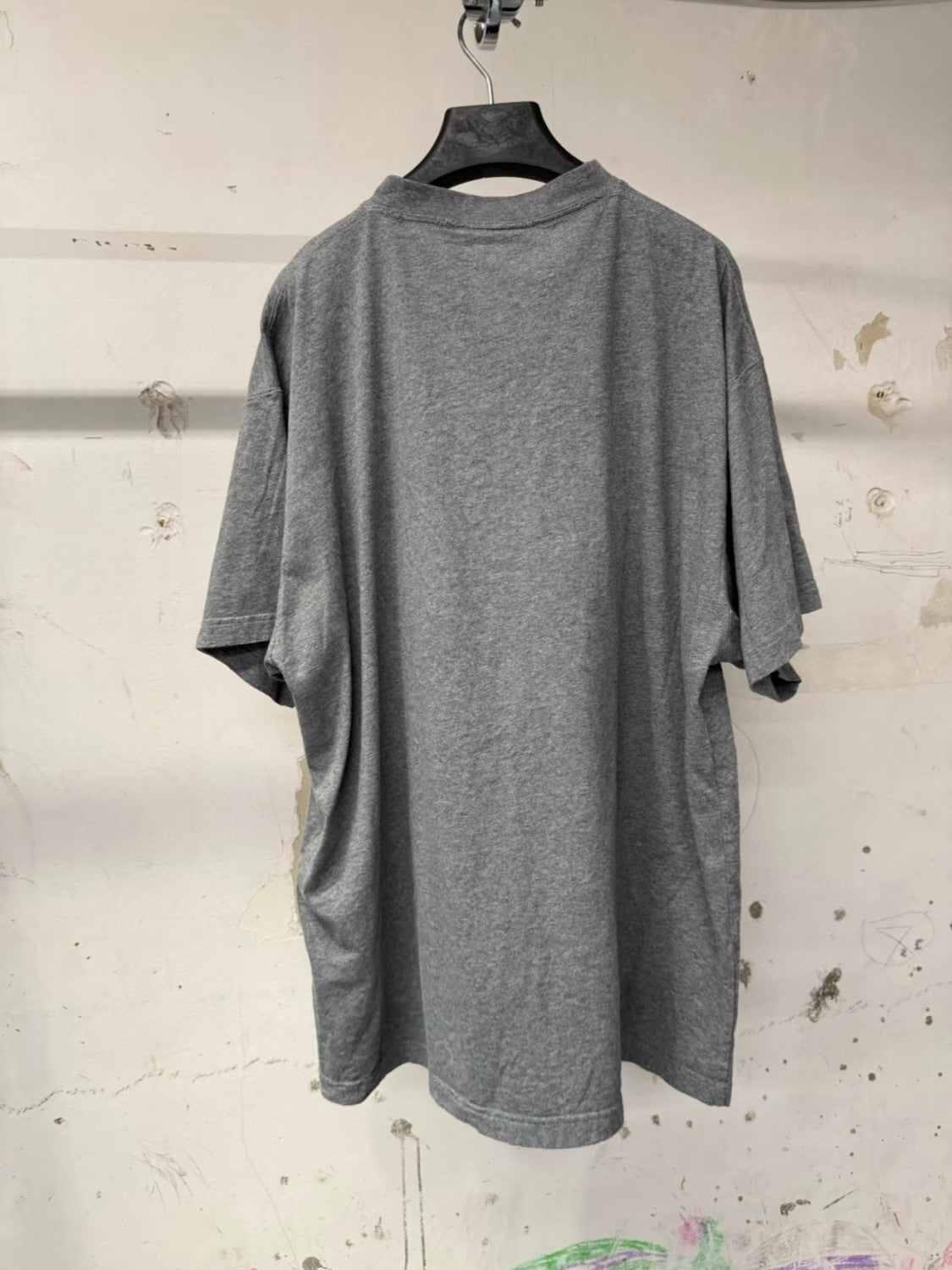 Balenciaga Luxury Script Men's and Women's Summer Solid Color Cotton Letter Print Round Neck Short Sleeve T-Shirt #77868