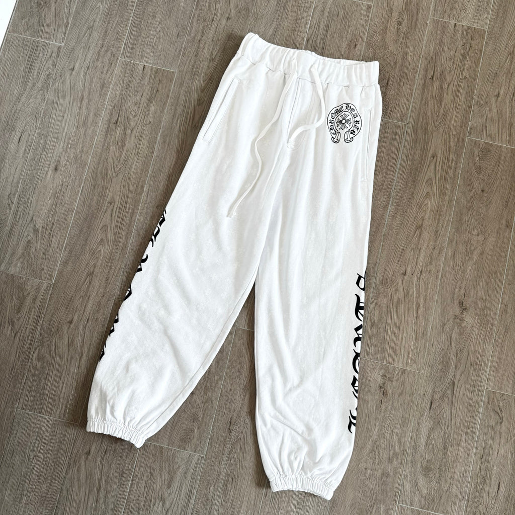 Chrome Hearts All Over Printed Dark Pattern Hooded Sweatshirt Pants #375717