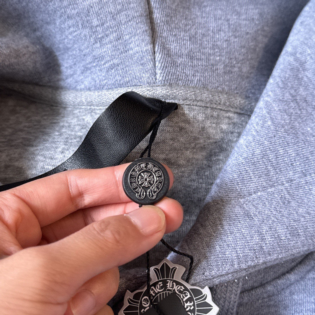 Chrome Hearts 25FW Gothic Style Laser Burnt Hooded Sweatshirt #332924