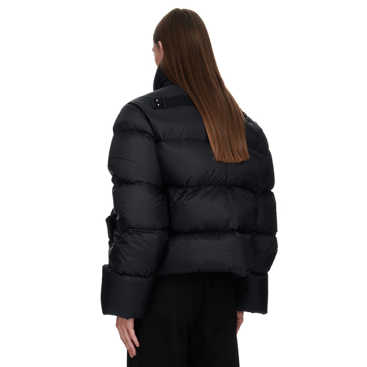 Rick Owens Men's Autumn And Winter Dark Style Collar Zip Down Jacket Warm High Street Fashion Casual Versatile Down Coat  Ngvp #9791