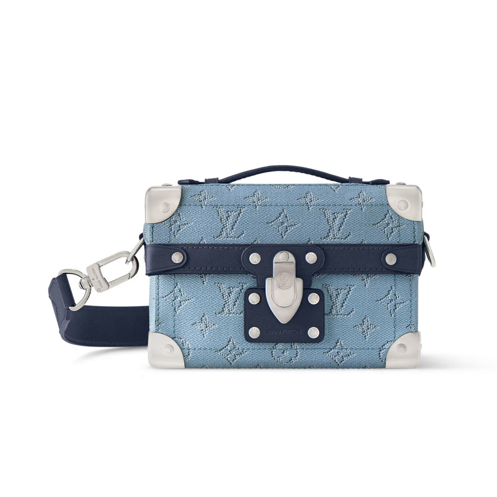 Louis Vuitton Soul Trunk Men's Detachable Shoulder Strap Solid Color Logo Full Print Coated Canvas Shoulder Bag Storage Bags #77149