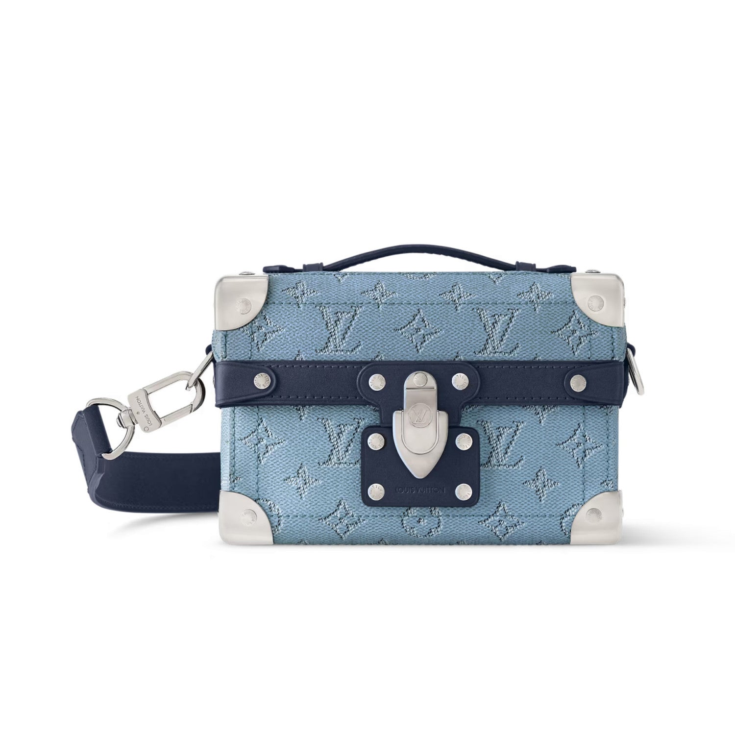 Louis Vuitton Soul Trunk Men's Detachable Shoulder Strap Solid Color Logo Full Print Coated Canvas Shoulder Bag Storage Bags #77149
