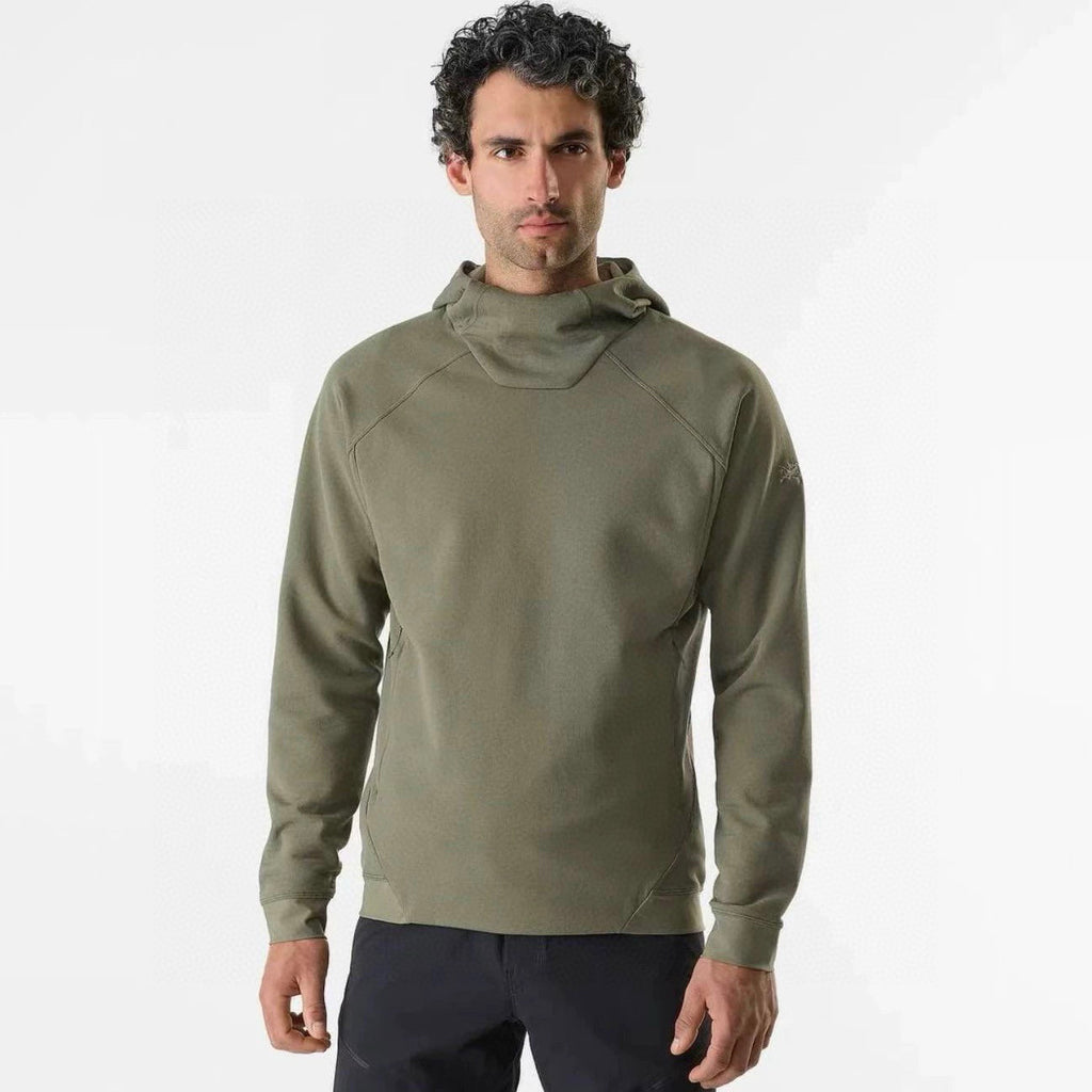 Arcteryx Men's Spring And Fall Comfortable Breathable Warm Fleece Hooded Long Sleeved Sweater #75418