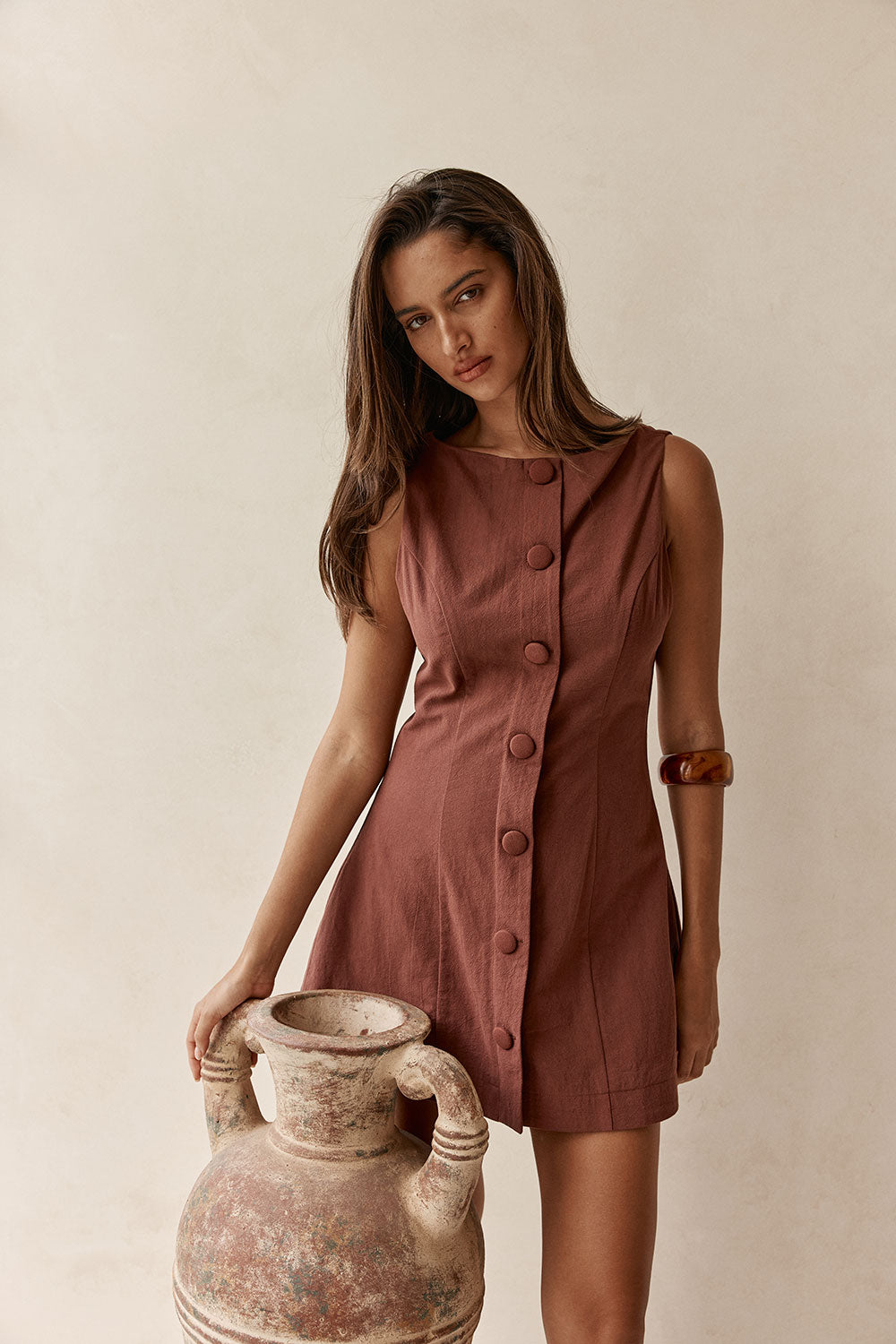 Graylee Dress - Chocolate