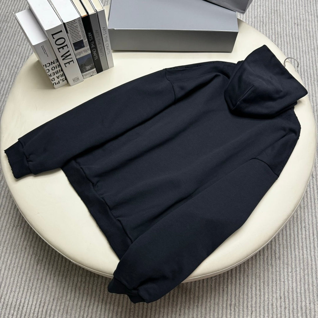 Balenciaga Men's Spring & Autumn Gray Letter Print Loose Hooded Drop Shoulder Long Sleeve Sweatshirt Tie Sweatpants Pants #73496