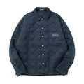 Dior Men's Spring And Fall Navy Blue Lapel Single Breasted Straight Long Sleeved Jacket #98586