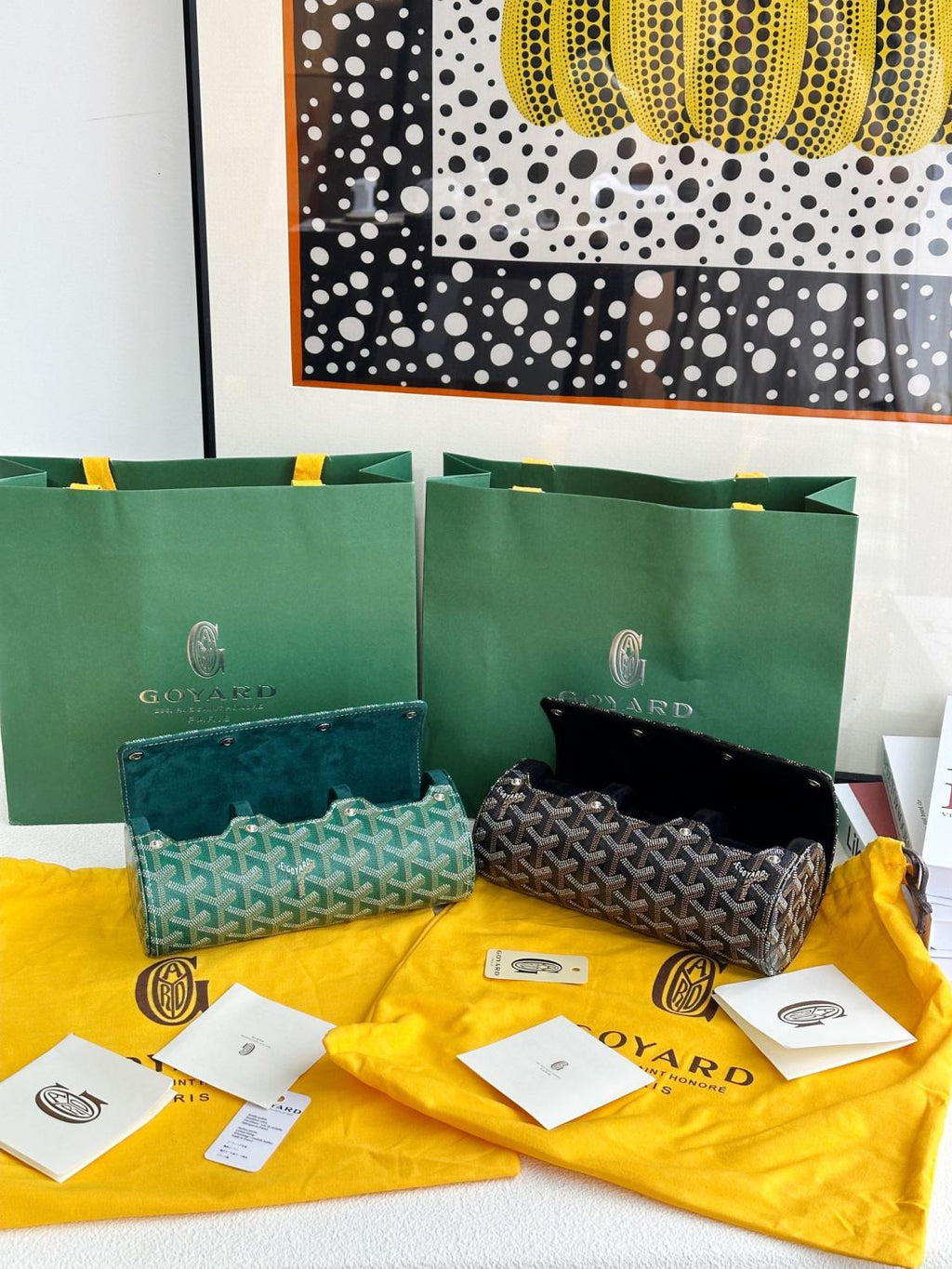 GOYARD Men's Women's Solid Colour Y-Print Storage Gift Box Watch Box #77675
