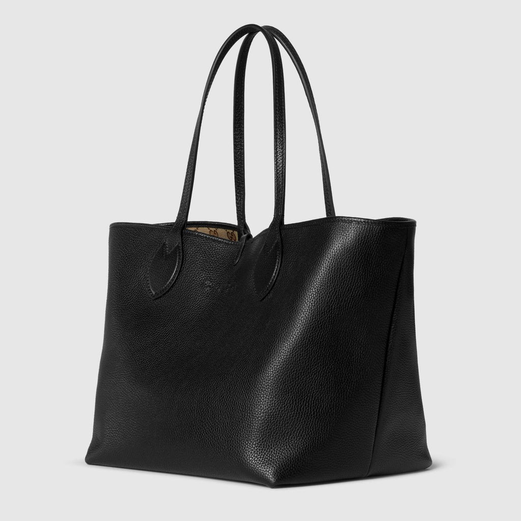Gucci Women's Totissima Large Reversible Tote Bag in Brown Leather #333292