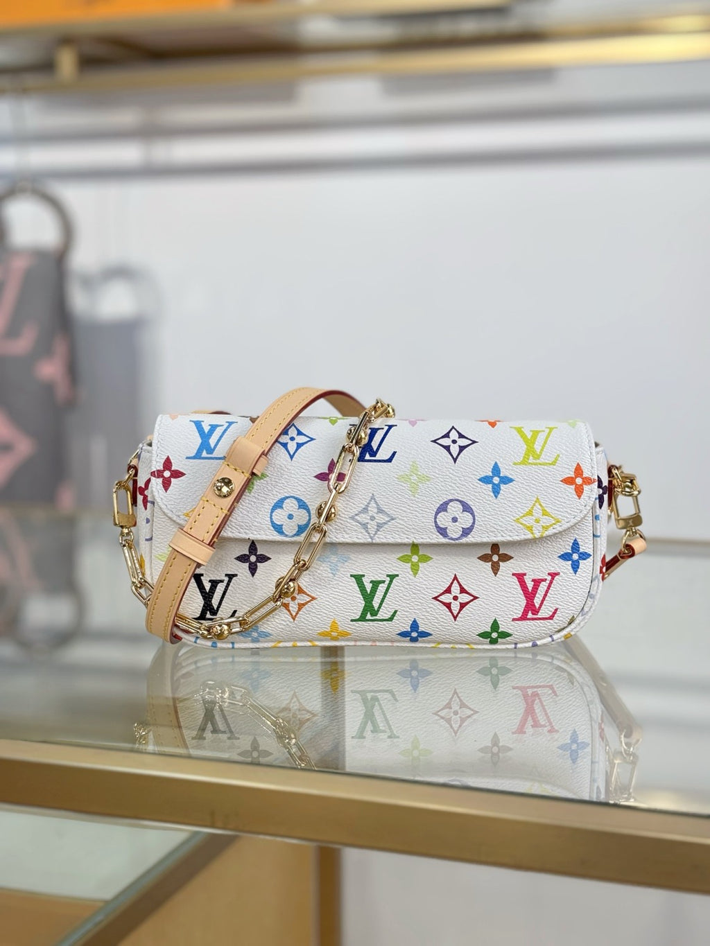LOUIS VUITTON LV x TM Wallet On Chain Ivy Other Monogram Canvas M27492 #376336