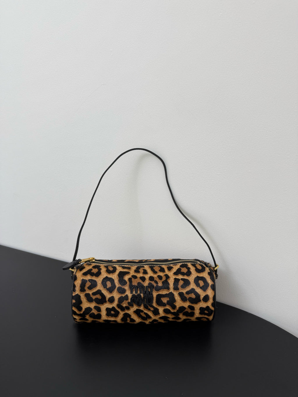 MiuMiu Honey Printed Leather Pouch #334715