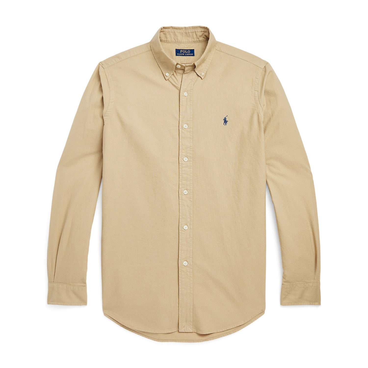 Ralph Lauren Men's Spring and Fall Logo Embroidery Fitted Single Breasted Long Sleeve Shirt #72613