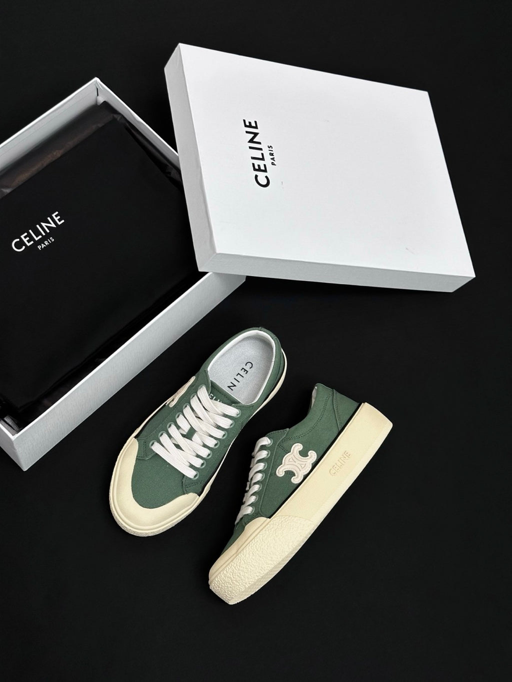 Celine Alan Sneaker in Canvas 4CM #381929