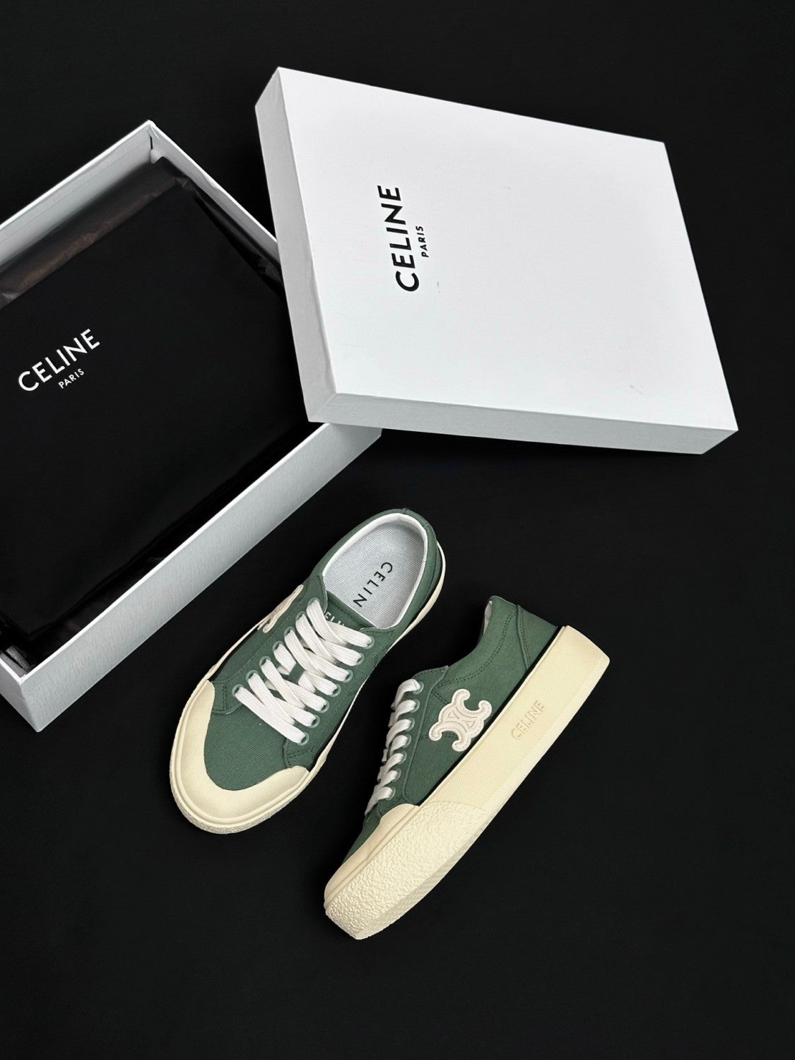 Celine Alan Sneaker in Canvas 4CM #381929