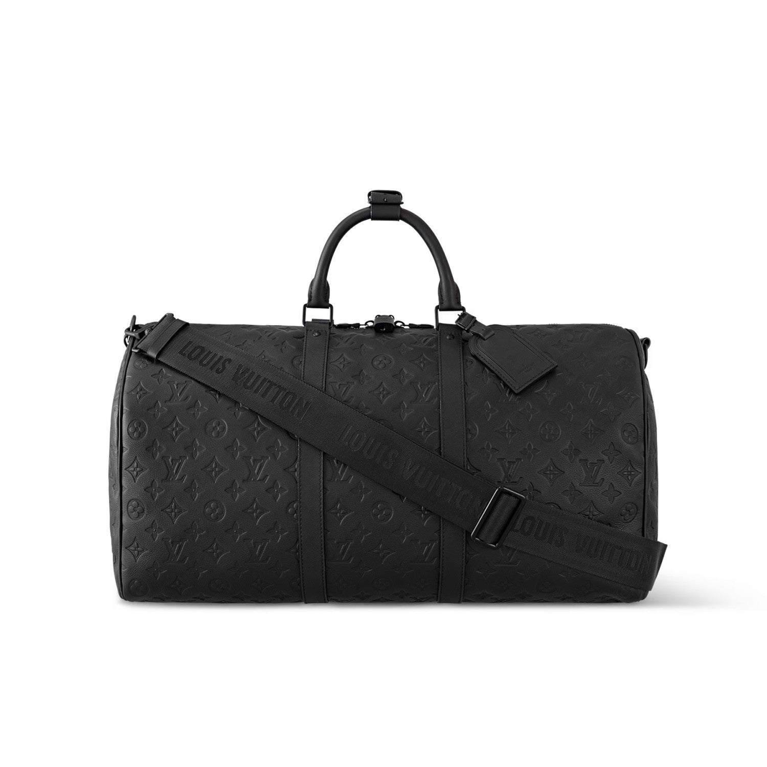 Louis Vuitton KEEPALL BANDOULIÈRE 50 Men's Detachable Adjustable Shoulder Strap Zipper Closure Coated Canvas Quilted Leather Single Shoulder Crossbody Handbag Travel Bag Bags #76838