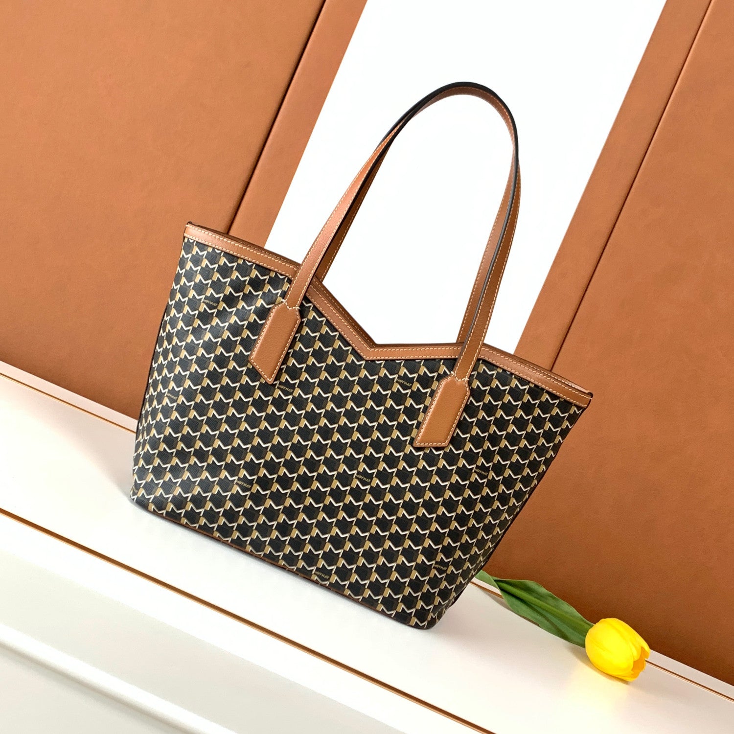 Moynat M Canvas Women's Fashion Classic Hook And Eye Closure Design Canvas Tote Bag Handbag Shoulder Bag Bags #78697
