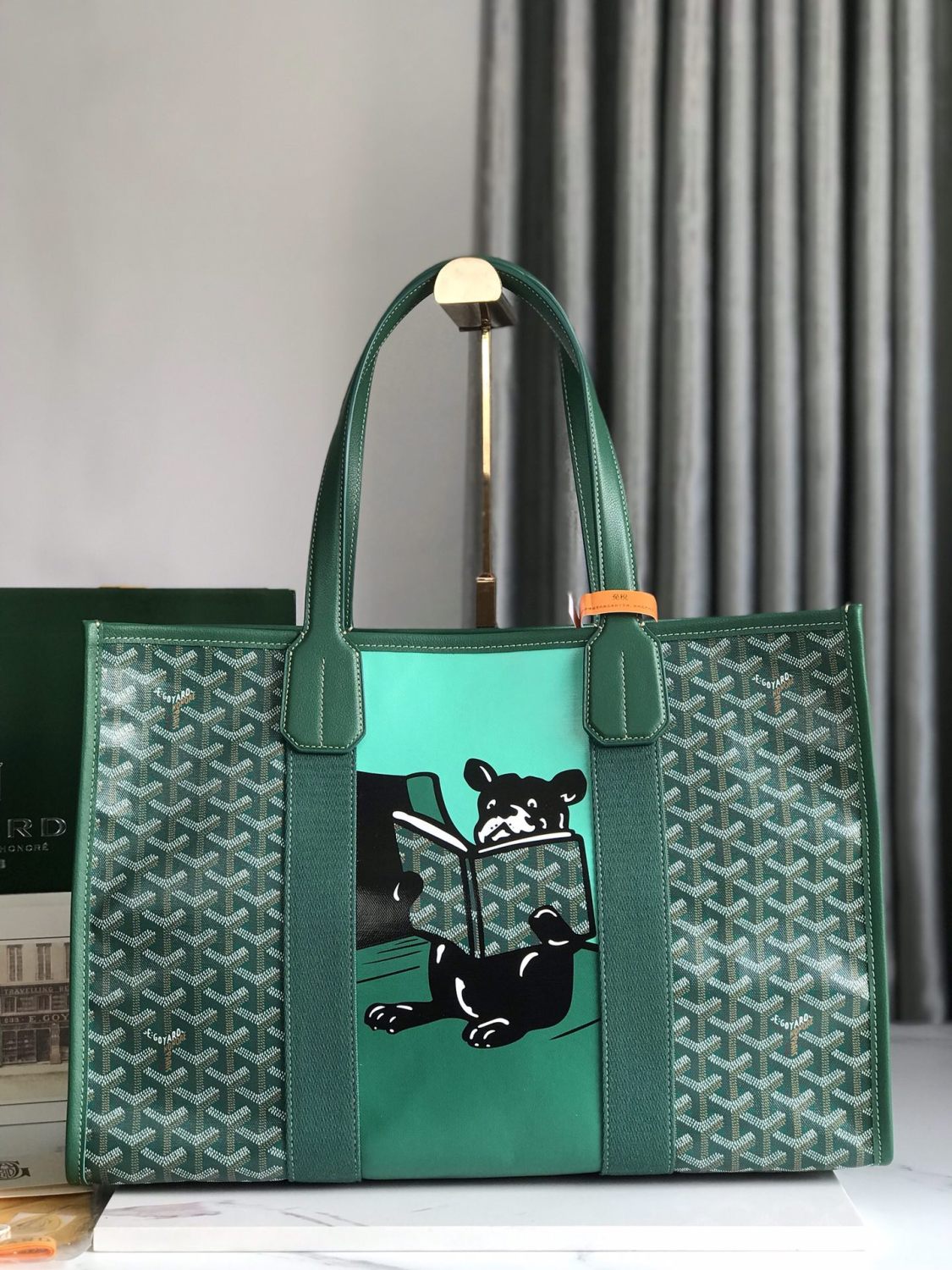 Goyard Handbag Shopping Bags Graffiti Villette Tote Bag # 195373