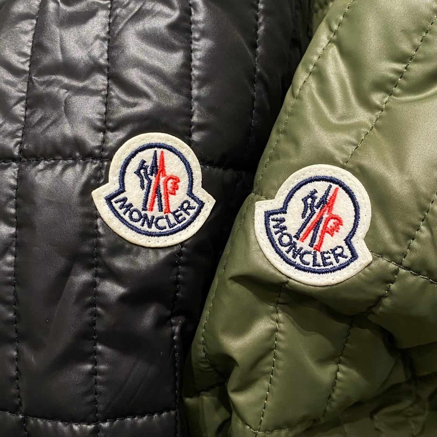 Moncler Men's Winter Fashion Casual Lapel Zipper Minimalist Vertical Quilted Lightweight Cotton Outerwear  Jacket #79317