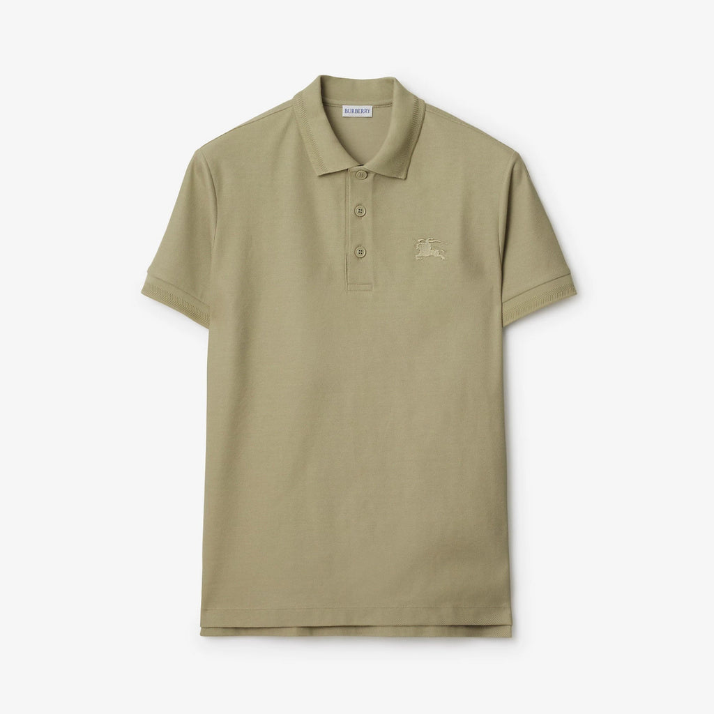 Burberry Men's Summer Solid Color Embroidered Knight Pattern Polo Neck Short Sleeve T-Shirt #76185