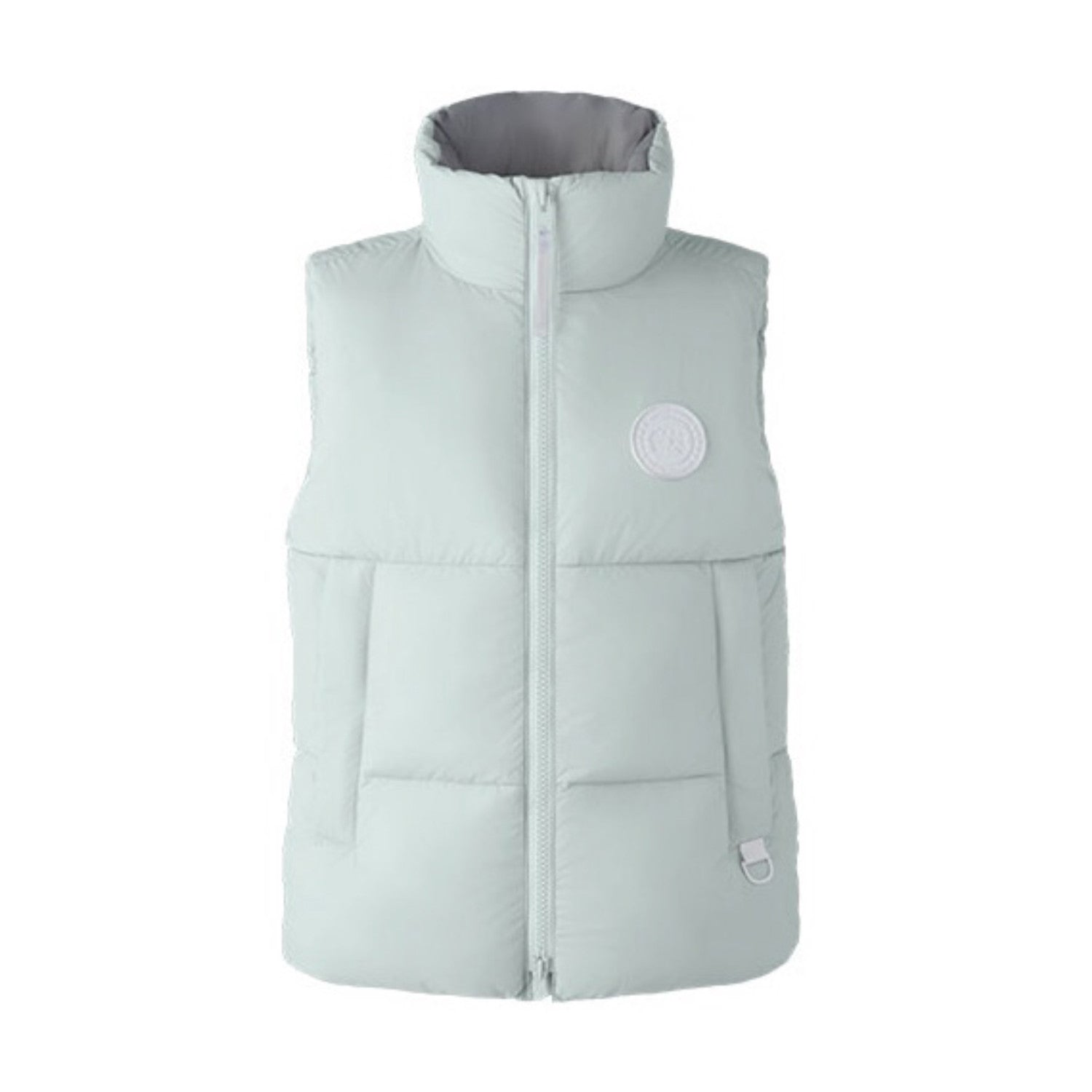 Canada Goose Men's Autumn and Winter Solid Color Logo Label Standing Collar Down Zipper Vest Jacket #73692