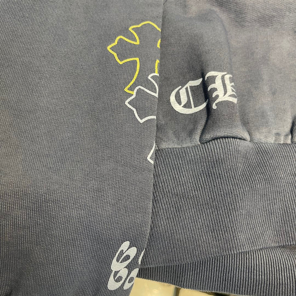 Chrome Hearts Navy Letter Hooded Sweater #21929